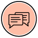 speech bubbles icon