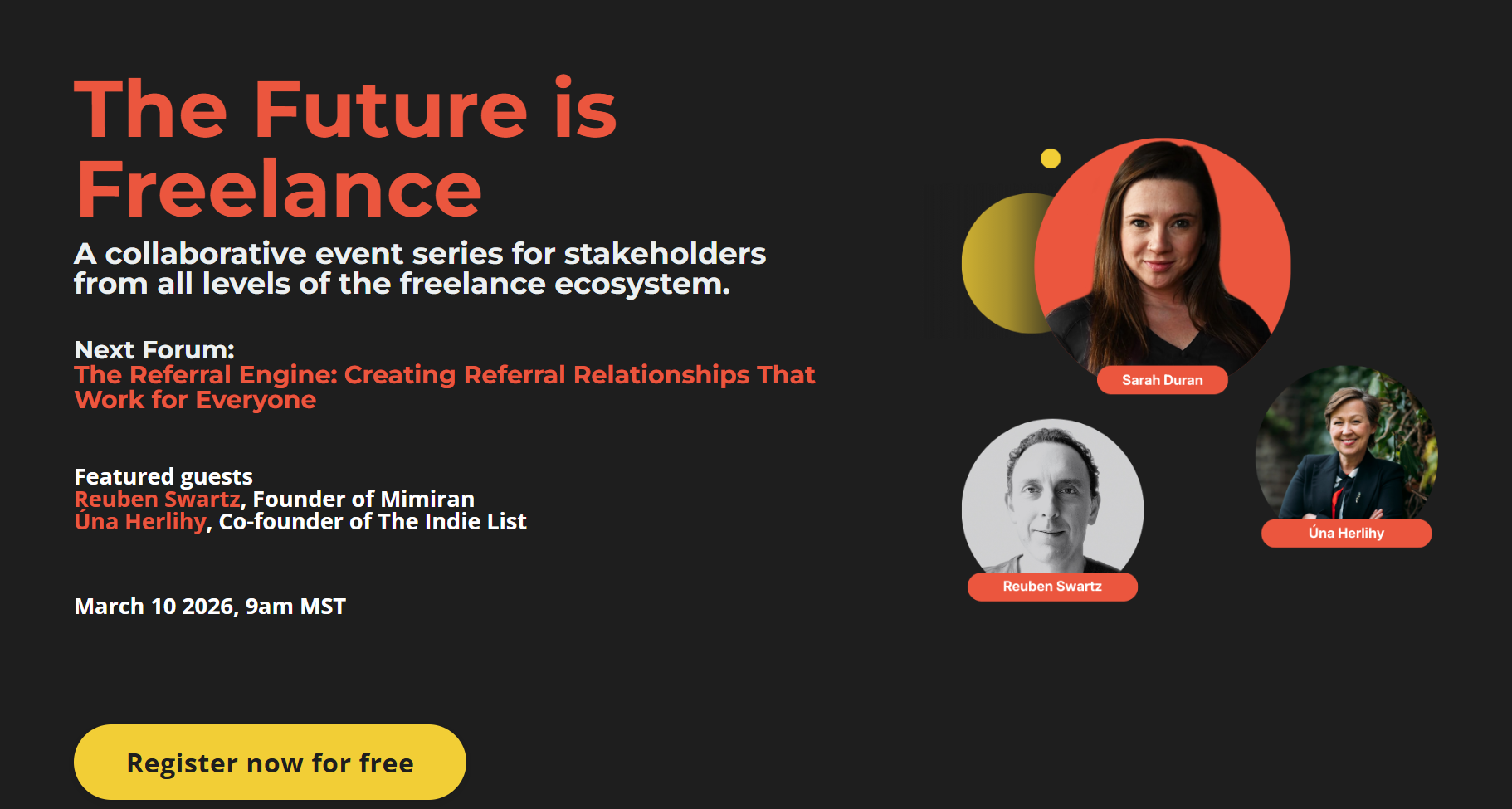 Example of Sarah Duran's online community