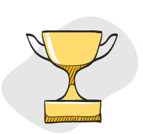 illustration of a trophy